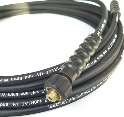 أسلاك الفولاذ خرطوم مضفر الأنبوب الهيدروليكي OEM حجم الضغط العالي 1-100MPa