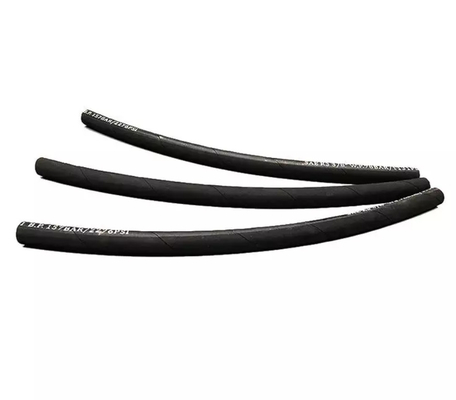 تعزيز المنسوجات خرطوم المطاط الهيدروليكي أنبوب النفط مقاومة الضغط المنخفض SAE100 R6 EN854 R6
