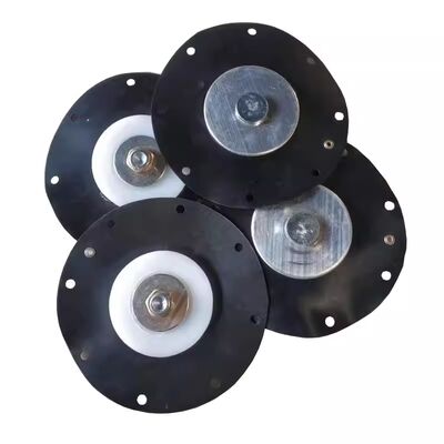 نطاق درجة الحرارة من -20 إلى 150 درجة مئوية صمام نبضي غشاء سطح مصقول مع مسامير من الفولاذ المقاوم للصدأ 304 متين