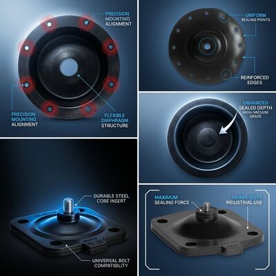 Diaphragm Seal Elastomeric Seals Flexible To Accommodate Movement And Vibration Engineered To Withstand Harsh Conditions