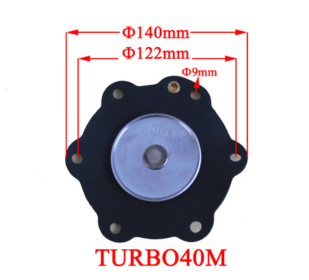 TURBO Charger Pulse Valve Diaphragm Custom Dimension NBR NR CR FR المواد المطاطية
