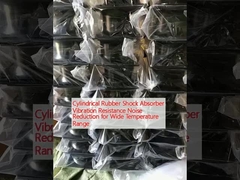 مستمع الصدمات المطاطي الأسطواني مقاومة الاهتزازات تخفيض الضوضاء لمدى درجة حرارة واسع